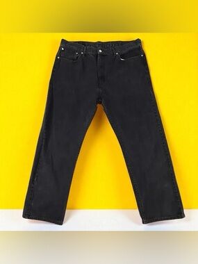 ⚓️Men's Relaxed Black Jeans – Classic Five-Pocket Style
